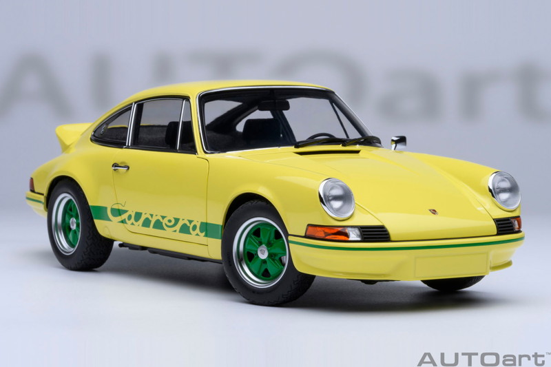 ポルシェ 911 カレラ 2.7 RS (ライトイエロー/グリーン・ストライプ) ポルシェ 911 カレラ 2.7 RS (ライトイエロー/グリーン・ストライプ)