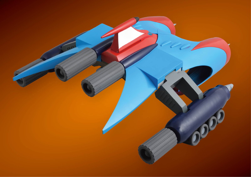 GRAND ACTION BIGSIZE MODEL UFOロボ グレンダイザー ドリルスぺイザー