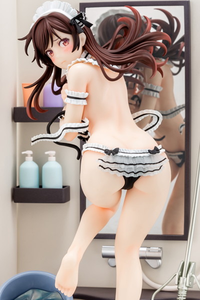 彼女、お借りします 水原千鶴 メイドビキニdeおそうじフィギュア
