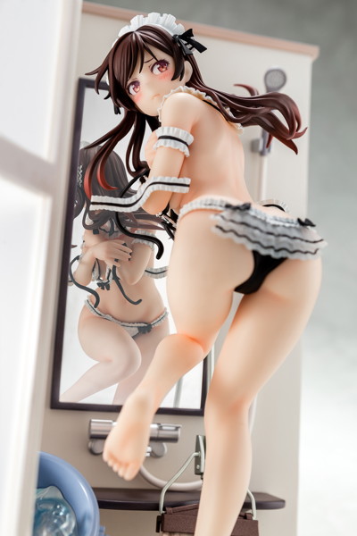 彼女、お借りします 水原千鶴 メイドビキニdeおそうじフィギュア