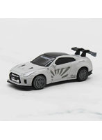 日産 GT-R R35 type 1.5 グレー 1/87リバティーウォーク プルバックミニカー