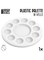 グリーンスタッフワールド GSWD-5389 プラスチックラウンドミキシングパレット