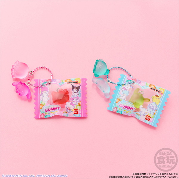 サンリオキャラクターズ グミチュアチャームGUMMY＆ミニポーチ （全10種） 1BOX:12個入