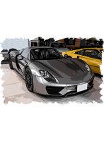 Porsche 918 Spyder 2011 リキッドメタルシルバー