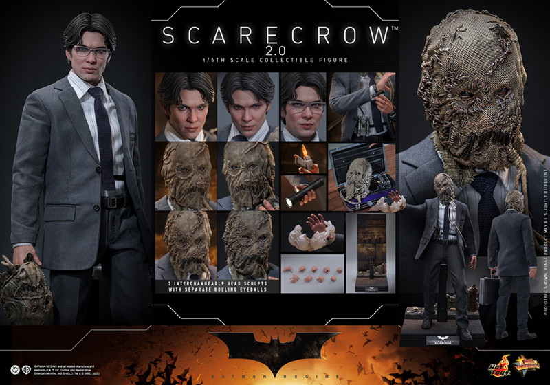 【ムービー・マスターピース】『バットマン ビギンズ』1/6スケールフィギュア スケアクロウ（2.0版）