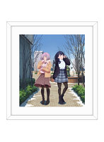 グリッドマン ユニバース 描き下ろし額装高精細アート(宝多六花&新条アカネ/冬デート)