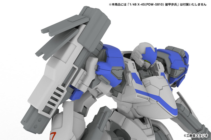 拡張セットC 5inM 1/48 装甲歩兵用［LC40 LCAN＆VP1 MSENS＆P-9SL ASR＆M58 GRND＆手持武装用持ち手（左右）］