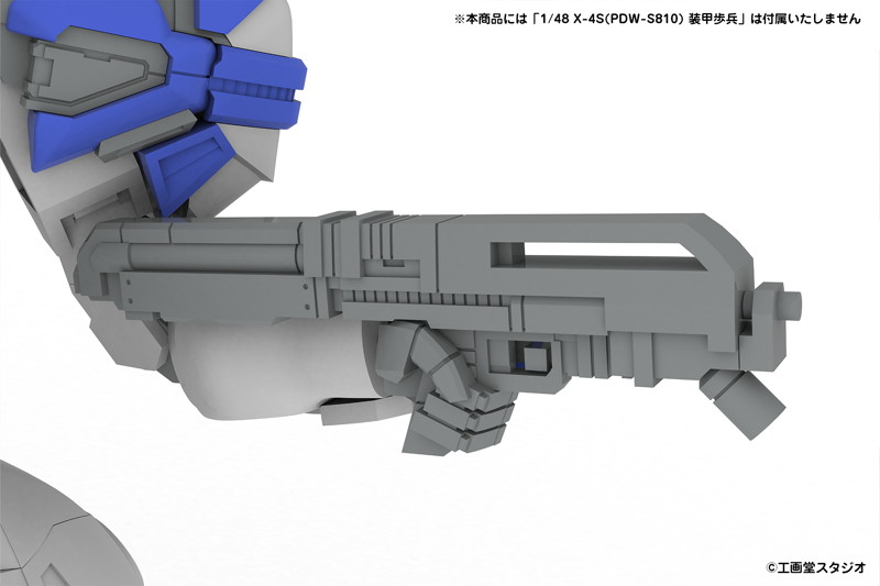 拡張セットC 5inM 1/48 装甲歩兵用［LC40 LCAN＆VP1 MSENS＆P-9SL ASR＆M58 GRND＆手持武装用持ち手（左右）］