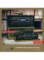 LB-WORKS Dodge Challenger SRT Hellcat Black Metallic with 2 containers