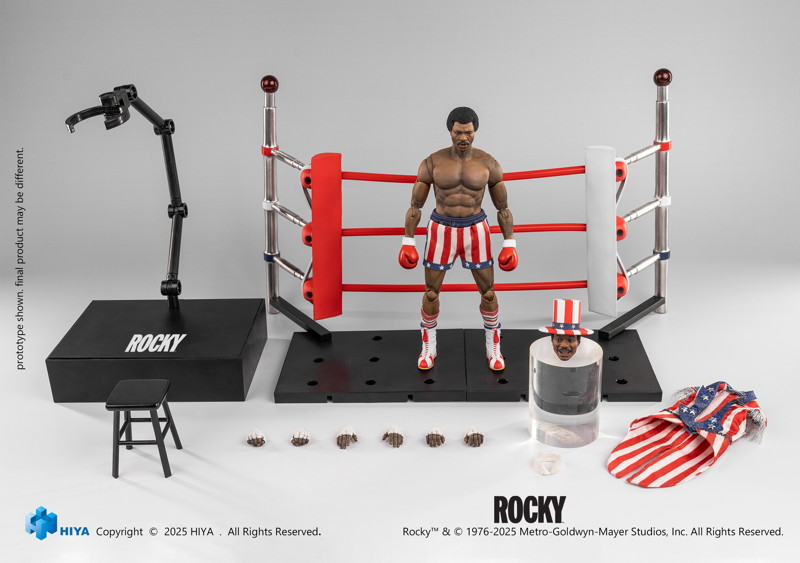ロッキー 1/12 アクションフィギュア アポロ・クリード