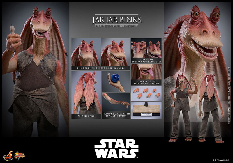 【ムービー・マスターピース】 『スター・ウォーズ エピソード1/ファントム・メナス』1/6スケールフィギュア ジャー・ジャー・ビンクス