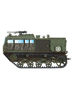 82920 ホビーボス M4ハイスピード・トラクター（3インチ/90mm 用）