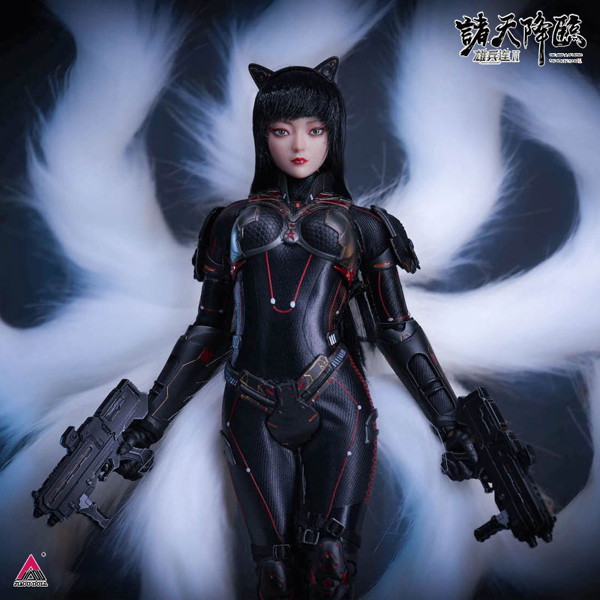 JIAOU DOLL 1/6 シリコン可動フィギュア人形 スーシャオリー コレクターズアーマーセット＋尻尾付き