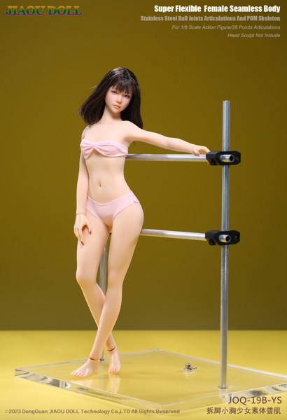 JIAOU DOLL シリコン可動フィギュア素体 少女スタイル スモールバーストボディ ナチュラル
