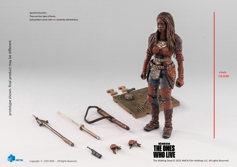 ウォーキング・デッド: ザ・ワンズ・フー・リブ 1/18 アクションフィギュア ミショーン