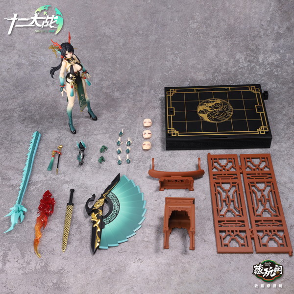 CangToys「十二大戦」シリーズ 十二支 小青龍 瓏 LOONG 1/12スケール 可動フィギュア
