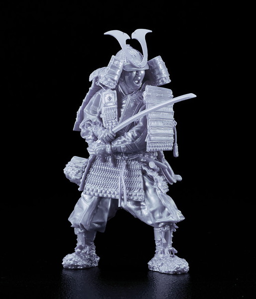 PLAMAX 1/12 鎌倉時代の鎧武者 白銀の装 Silver color edition