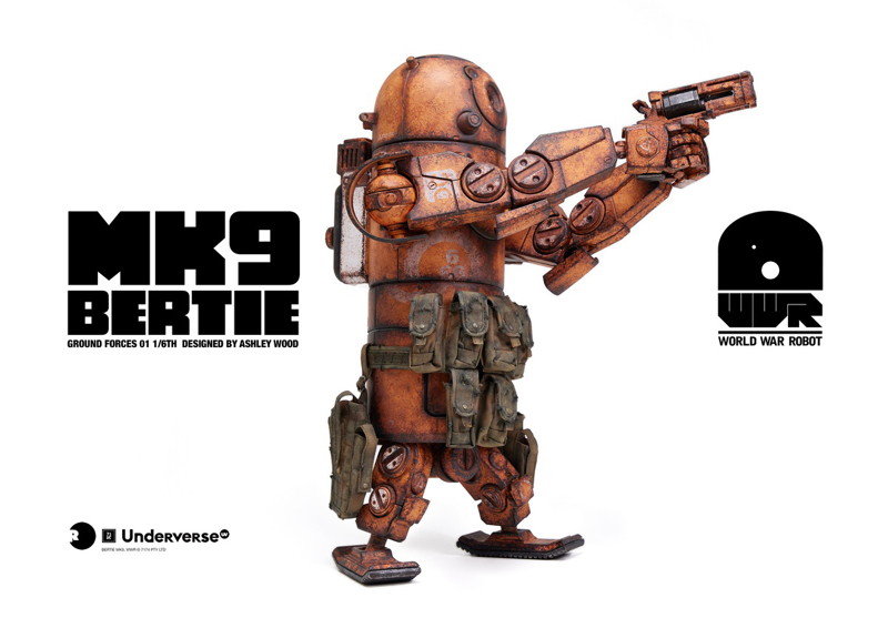 Underverse 1/6 World War Robot series Action Figure DESERT ALPHA BERTIE MK9