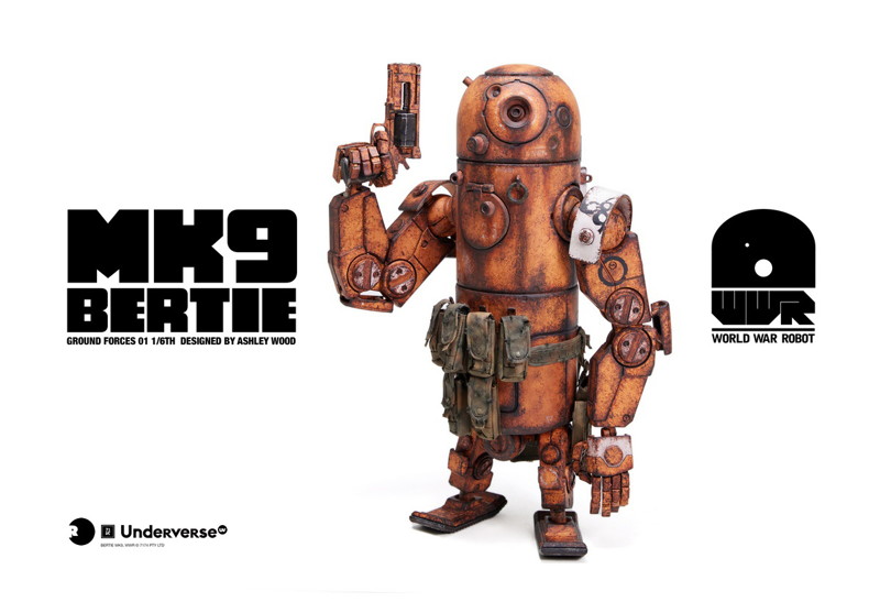 Underverse 1/6 World War Robot series Action Figure DESERT ALPHA BERTIE MK9