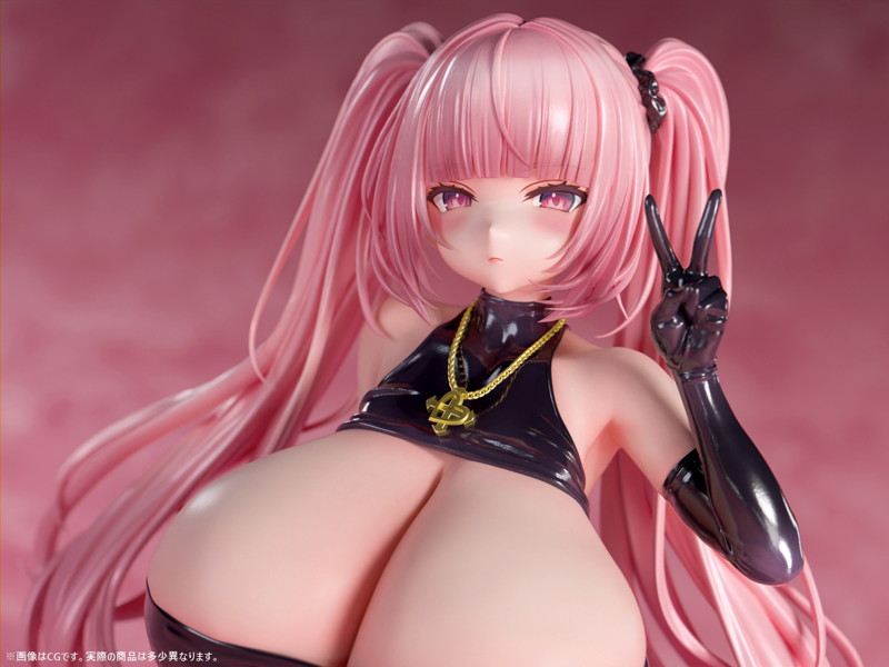 爆乳ラバードレス インカローズ 1/4スケール塗装済み完成品フィギュア