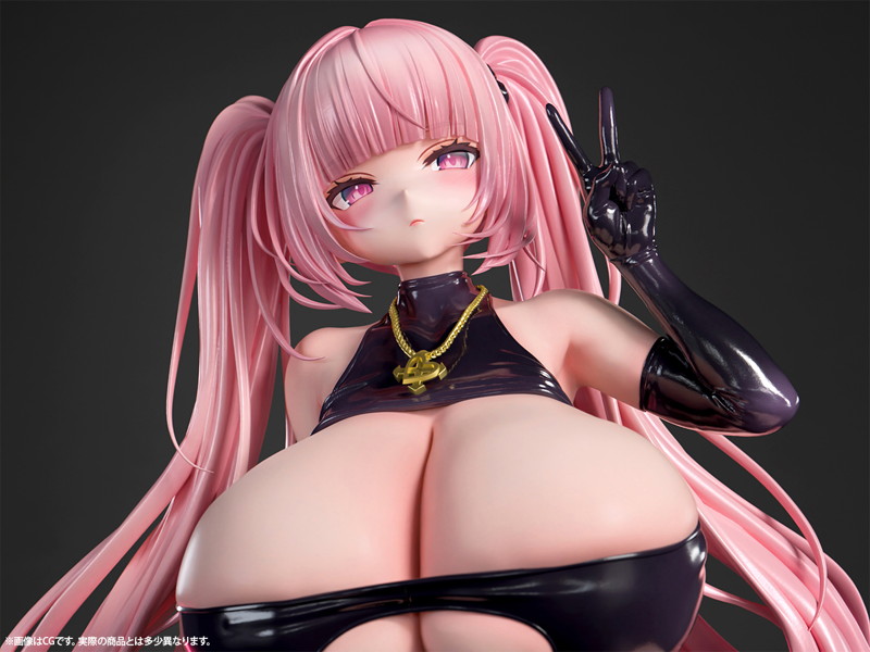 爆乳ラバードレス インカローズ 1/4スケール塗装済み完成品フィギュア