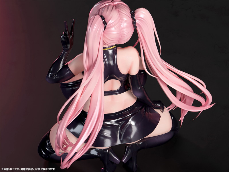 爆乳ラバードレス インカローズ 1/4スケール塗装済み完成品フィギュア