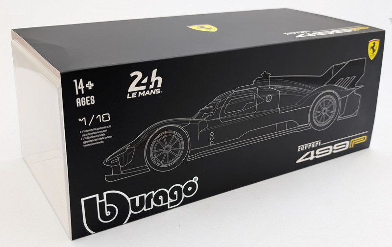 フェラーリ 499P ル・マン 2024 No.83 イエロー クリアケース
