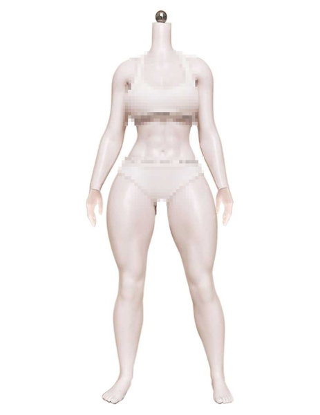 プライムドールトイズ 1/6 アーティキュレーテッド プラチナシリコン フィメールボディ 筋肉質 手分割