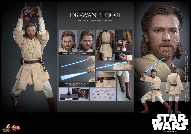【ムービー・マスターピース】 『スター・ウォーズ エピソード2/クローンの攻撃』 1/6スケールフィギュア オビ=ワン・ケノービ