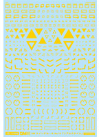 1/144 GM ラインデカール No.19「リアルスタイル」イエロー