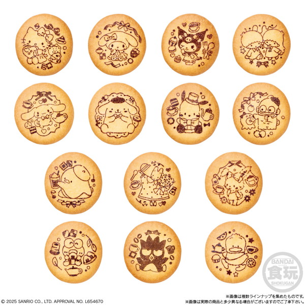 サンリオキャラクターズ 刺繍缶バッジビスケット3 （全15種） 1BOX:12個入