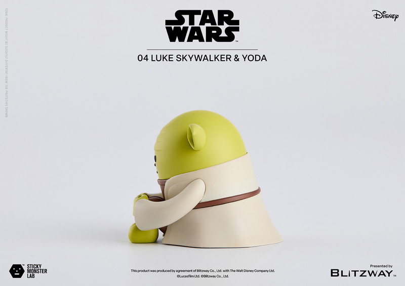 SML STAR WARS 04 LUKE SKYWALKER and YODA