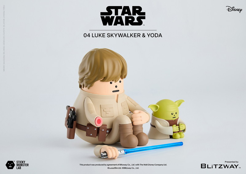 SML STAR WARS 04 LUKE SKYWALKER and YODA