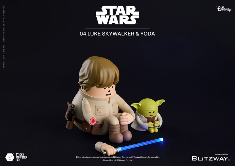 SML STAR WARS 04 LUKE SKYWALKER and YODA