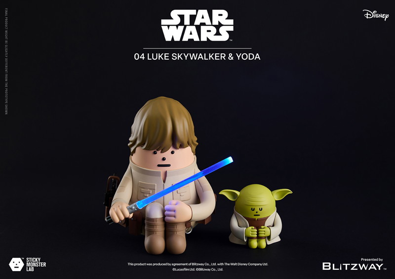 SML STAR WARS 04 LUKE SKYWALKER and YODA