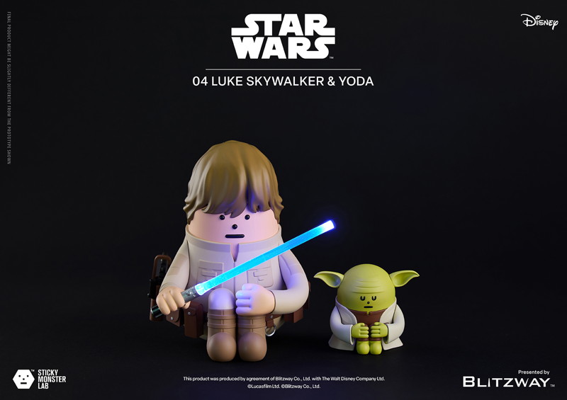 SML STAR WARS 04 LUKE SKYWALKER and YODA