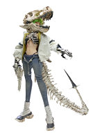 Beautiful Chemistry x Entei Ryu 1/6 Fierce Girls Mercenary Gunner AAGA-02 Rex
