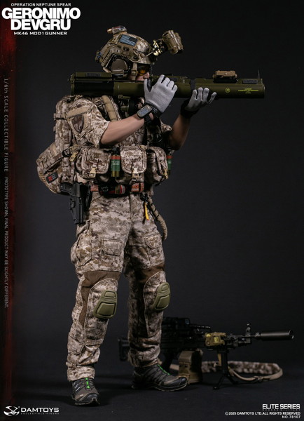 ダムトイ 1/6 DEVGRU オペレーション・ネプチューン・スピア ジェロニモ MK46 MOD1 ガナー
