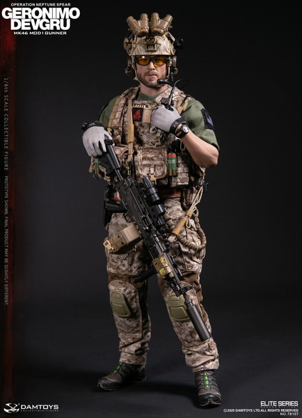 ダムトイ 1/6 DEVGRU オペレーション・ネプチューン・スピア ジェロニモ MK46 MOD1 ガナー
