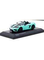 COLLAB64 MINICHAMPS x Tarmac Works 1/64 Porsche 718 Spyder RS Mint Green