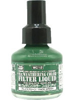 WC12 Mr.ウェザリングカラー フィルタ・ リキッド フェイスグリーン