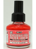 WC13 Mr.ウェザリングカラー フィルタ・ リキッド グレーズレッド