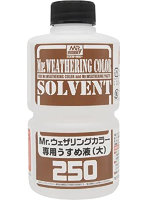 WCT102 Mr.ウェザリングカラー専用うすめ液 大250ml