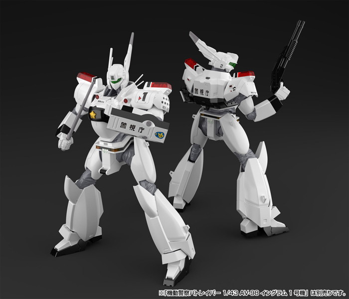 MP-02 ACKS 機動警察パトレイバー 1/43 AV-98 イングラム2号機 ＋ 98式特型指揮車セット