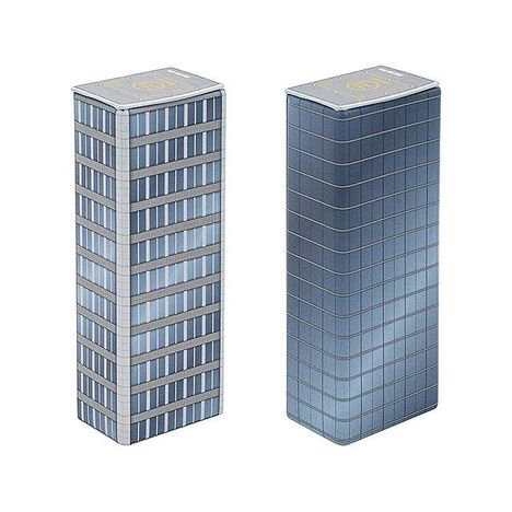 【BOX販売】ミニチュア ビル ロング（1BOX=10個入）