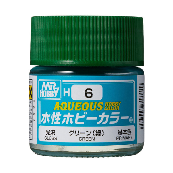 H6 水性ホビーカラー グリーン（緑）
