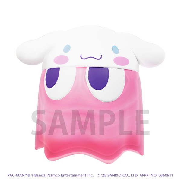 パックマン×サンリオキャラクターズ ちびコレクトフィギュアVol.2 クリアカラーver.