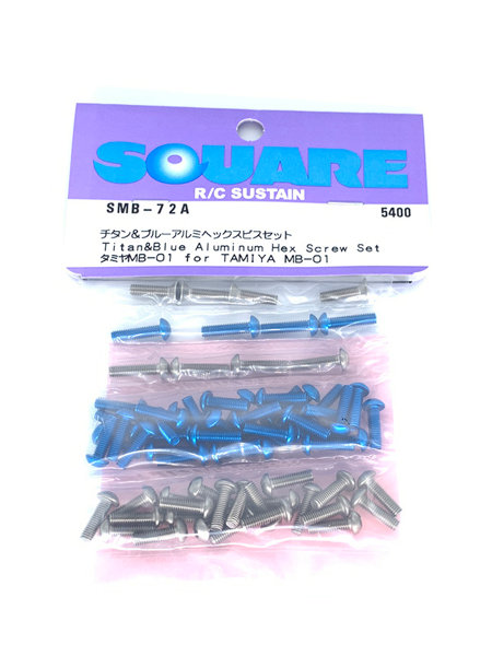 タミヤMB-01チタン＆ブルーヘックスビスセット 4,671円