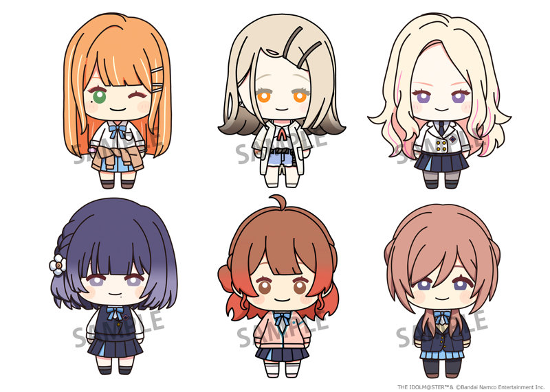 にょきんと『学園アイドルマスター』マスコットフィギュアVol.2 (全6種) 1BOX:6個入