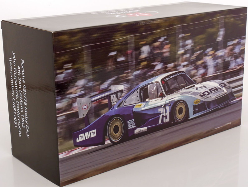 Porsche 935/78 Moby Dick No.79 24h Le Mans 1982 Fitzpatrick/Hobbs